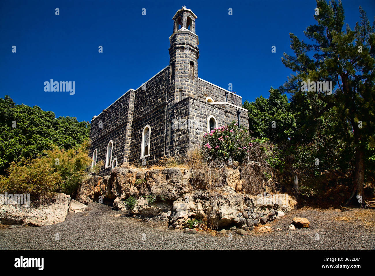 Haus Simon Peter, See Genezareth, Kapernaum, Israel Stockfoto