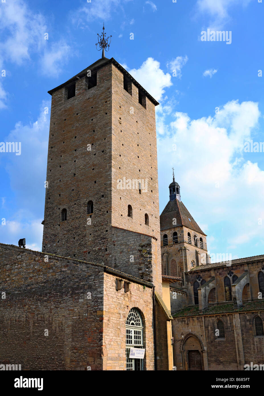 Benediktiner Cluny Abtei (1088-1131), Burgund, Frankreich Stockfoto