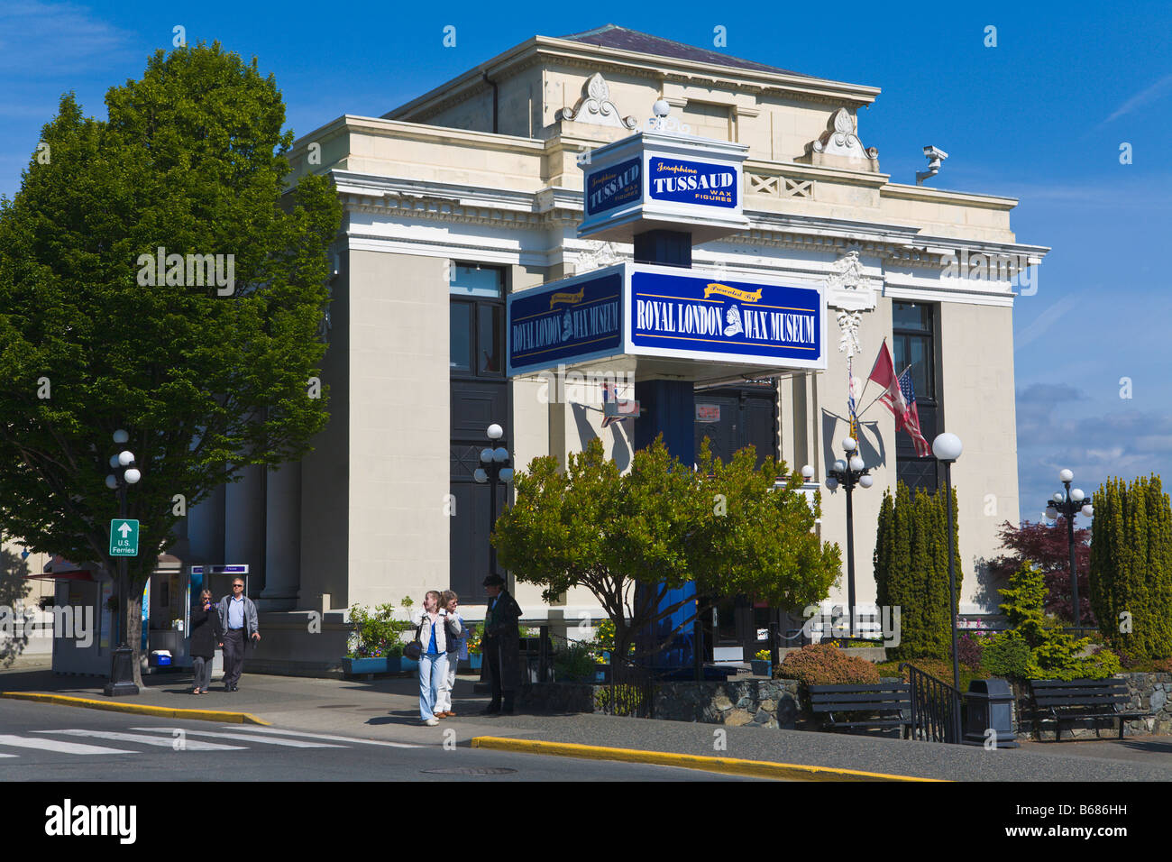 Royal London Wax Museum Victoria "Vancouver Island" Britisch-Kolumbien Kanada Stockfoto