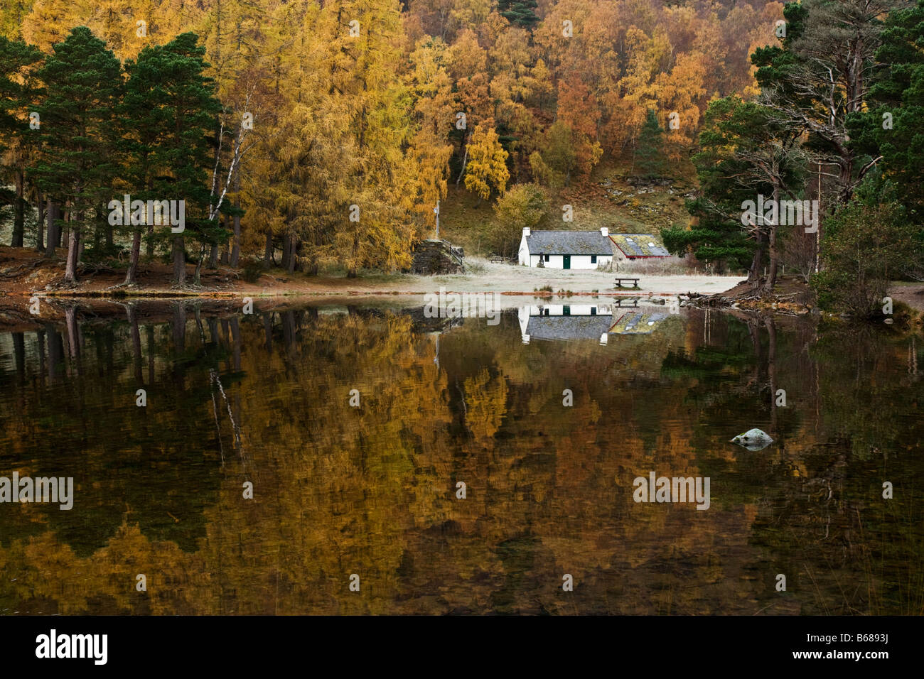 Loch ein Eilein Besucherzentrum Stockfoto