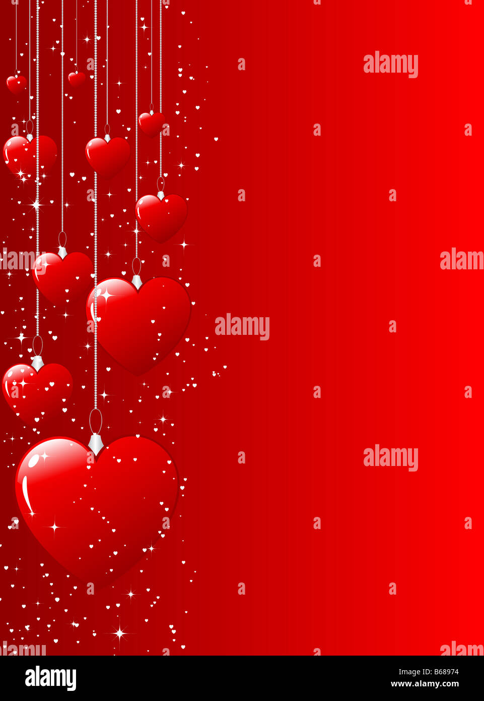 Valentines Hintergrund Stockfoto