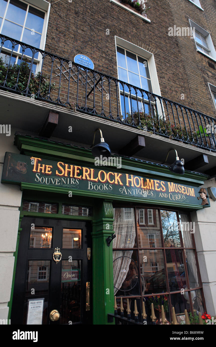 Großbritannien London 221 b Baker Street das Sherlock Holmes Museum Stockfoto