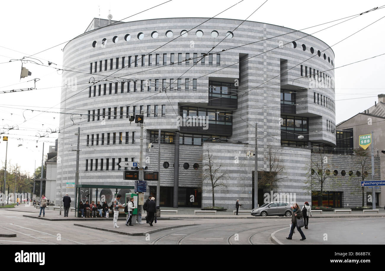Bank für internationalen Zahlungsausgleich in Basel, Schweiz Stockfoto