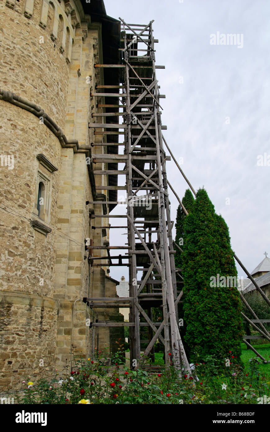Kloster Dragomirna, Rumänien Stockfoto