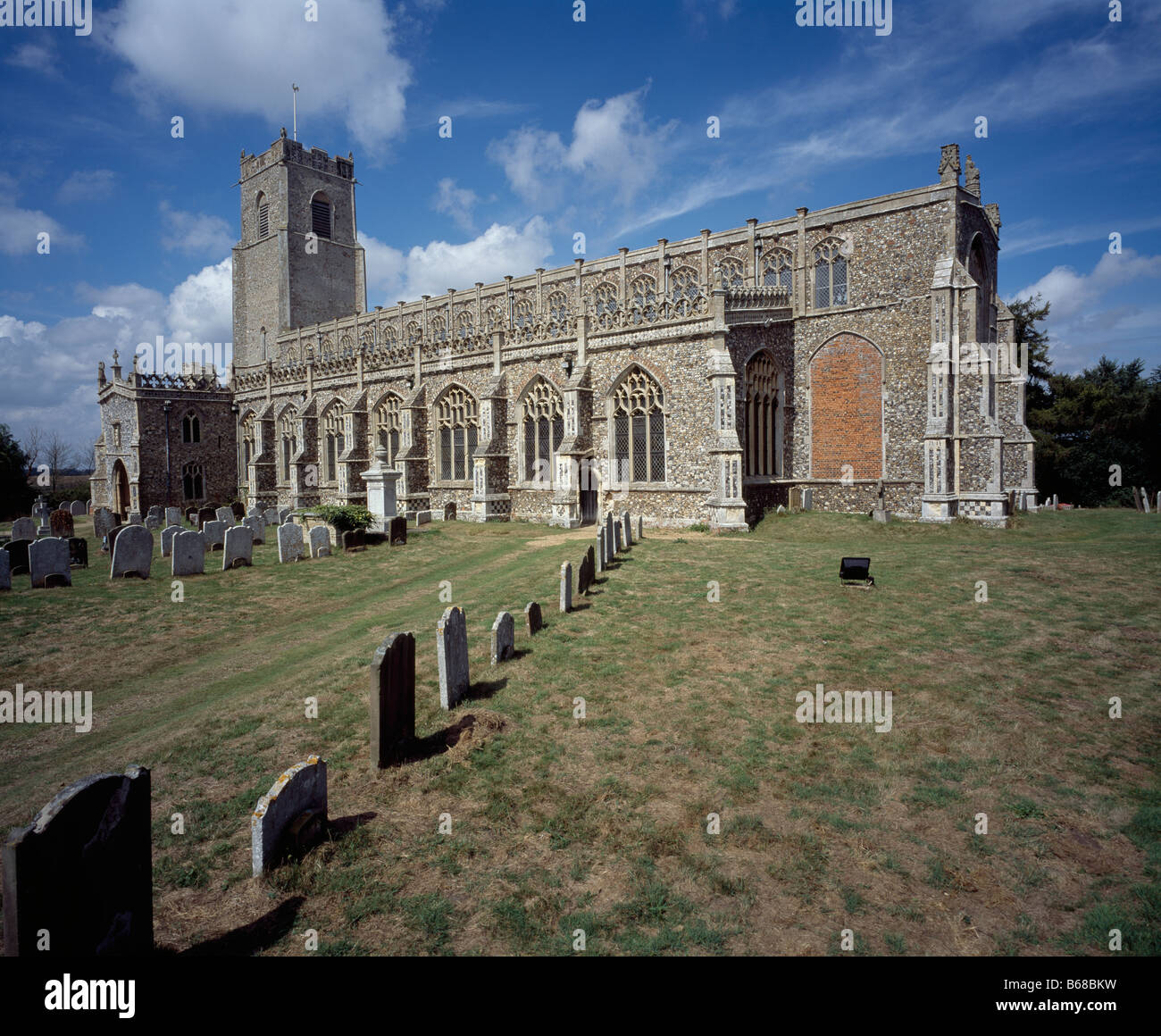 Blythburgh Kirche, Suffolk, außen Stockfoto