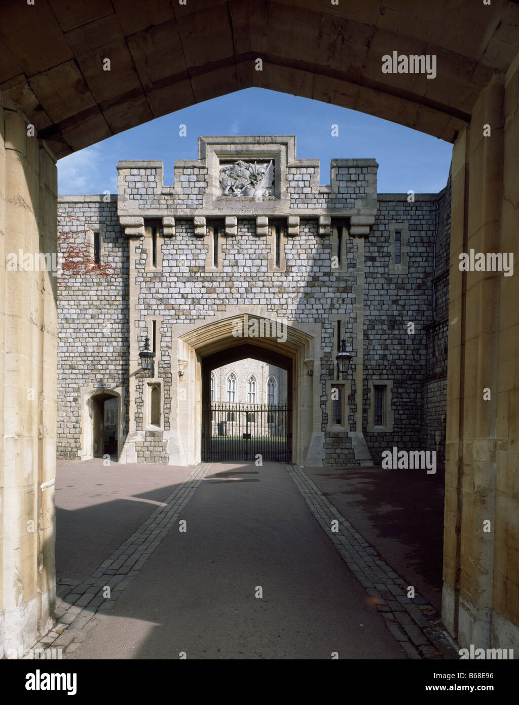 Windsor Castle-St.-Georgs Tor Stockfoto