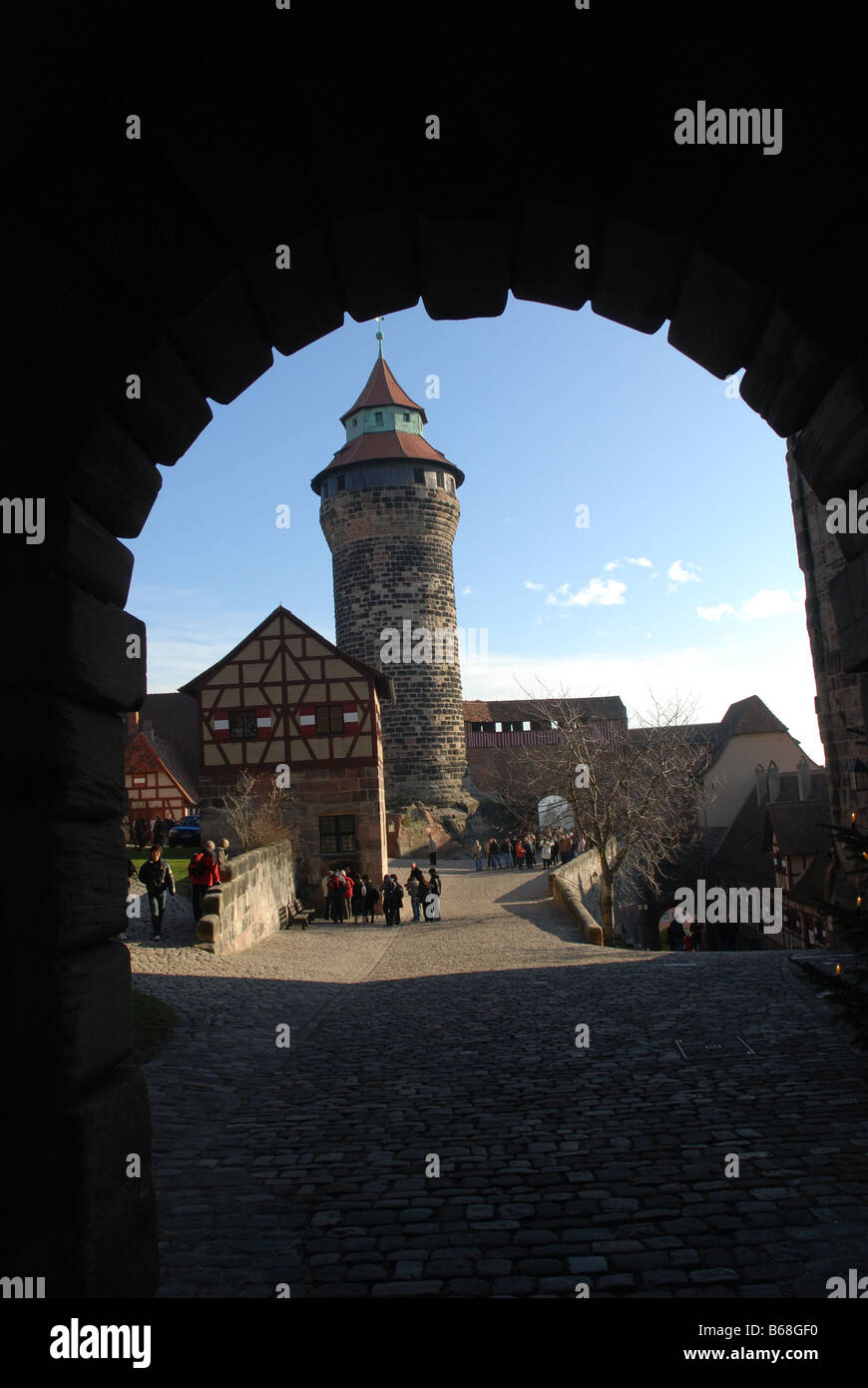 Kaiserpalast in Nürnberg Stockfoto