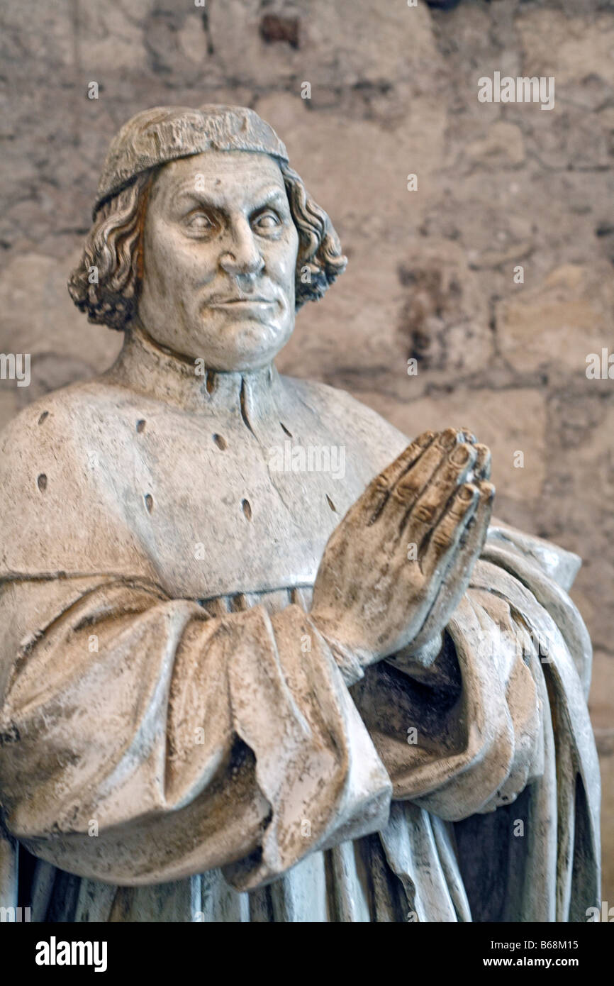 Skulptur, Papstpalast, Avignon, Provence, Frankreich Stockfoto