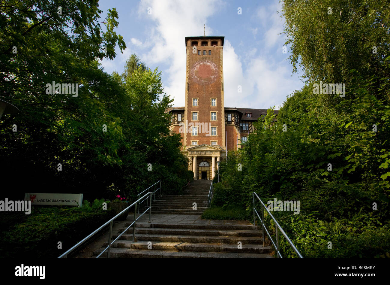 Der Landtag Brandenburg Stockfoto