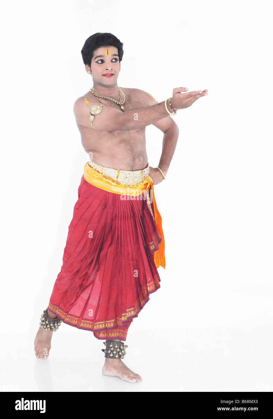 klassische Bharathanatyam Tänzer von Tamil Nadu in Südindien Stockfoto