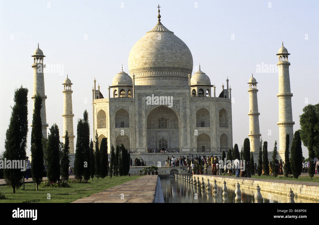 Taj Mahal, Agra Uttar Pradesh, Indien Stockfoto