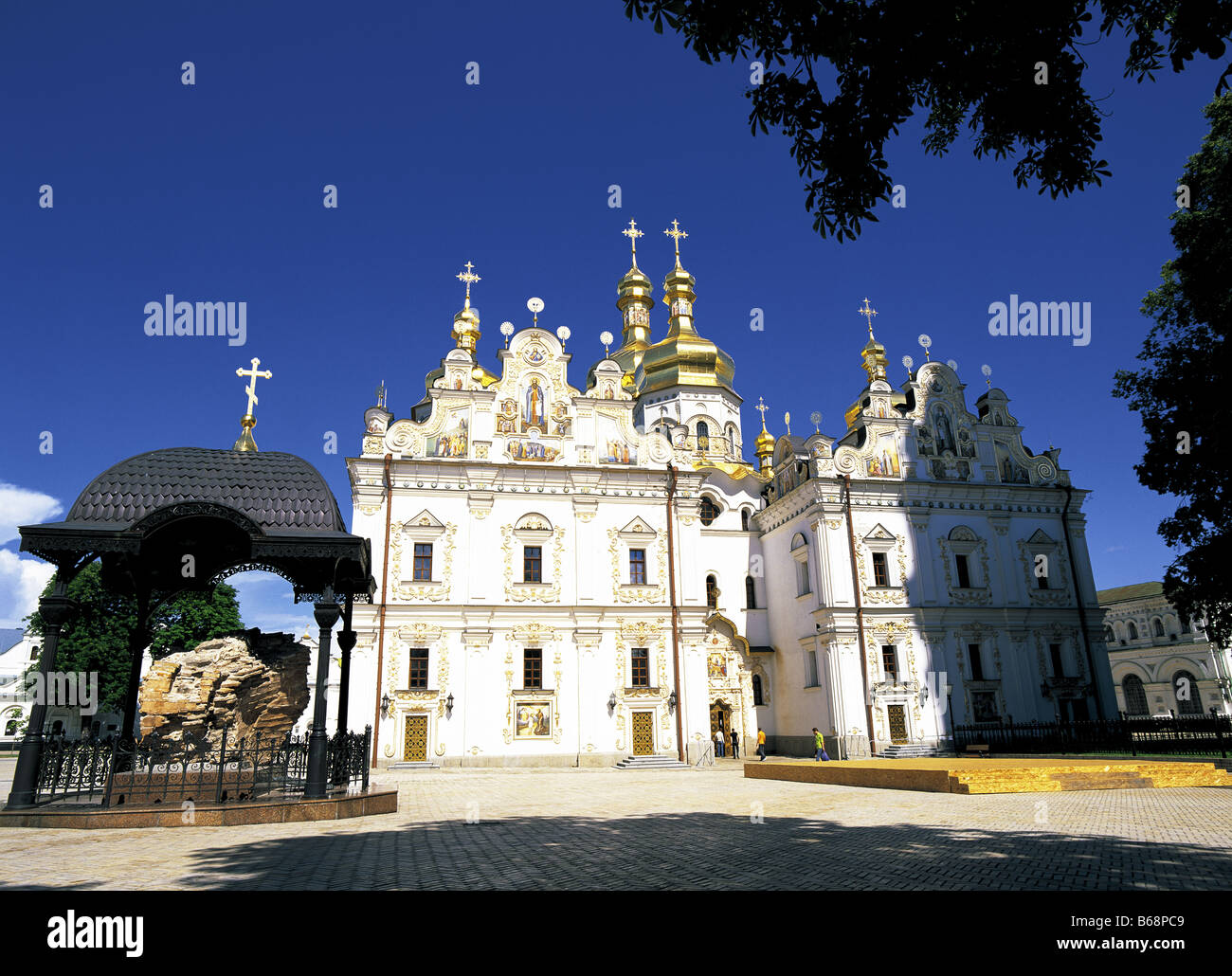 Kirche der Himmelfahrt Höhlenkloster Kiew Ukraine Stockfoto