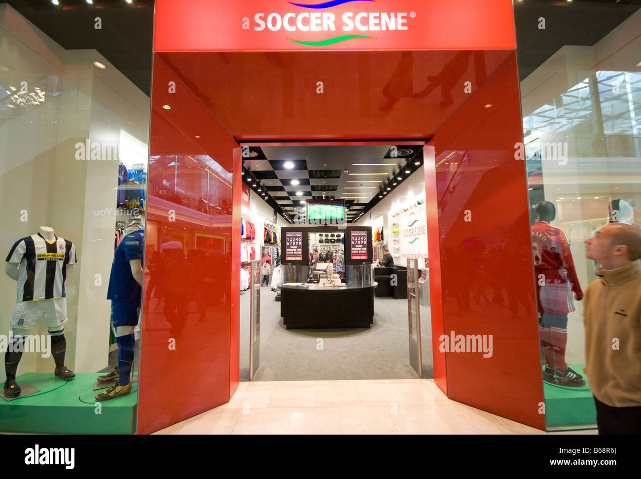 Fußball-Szene Stockfoto