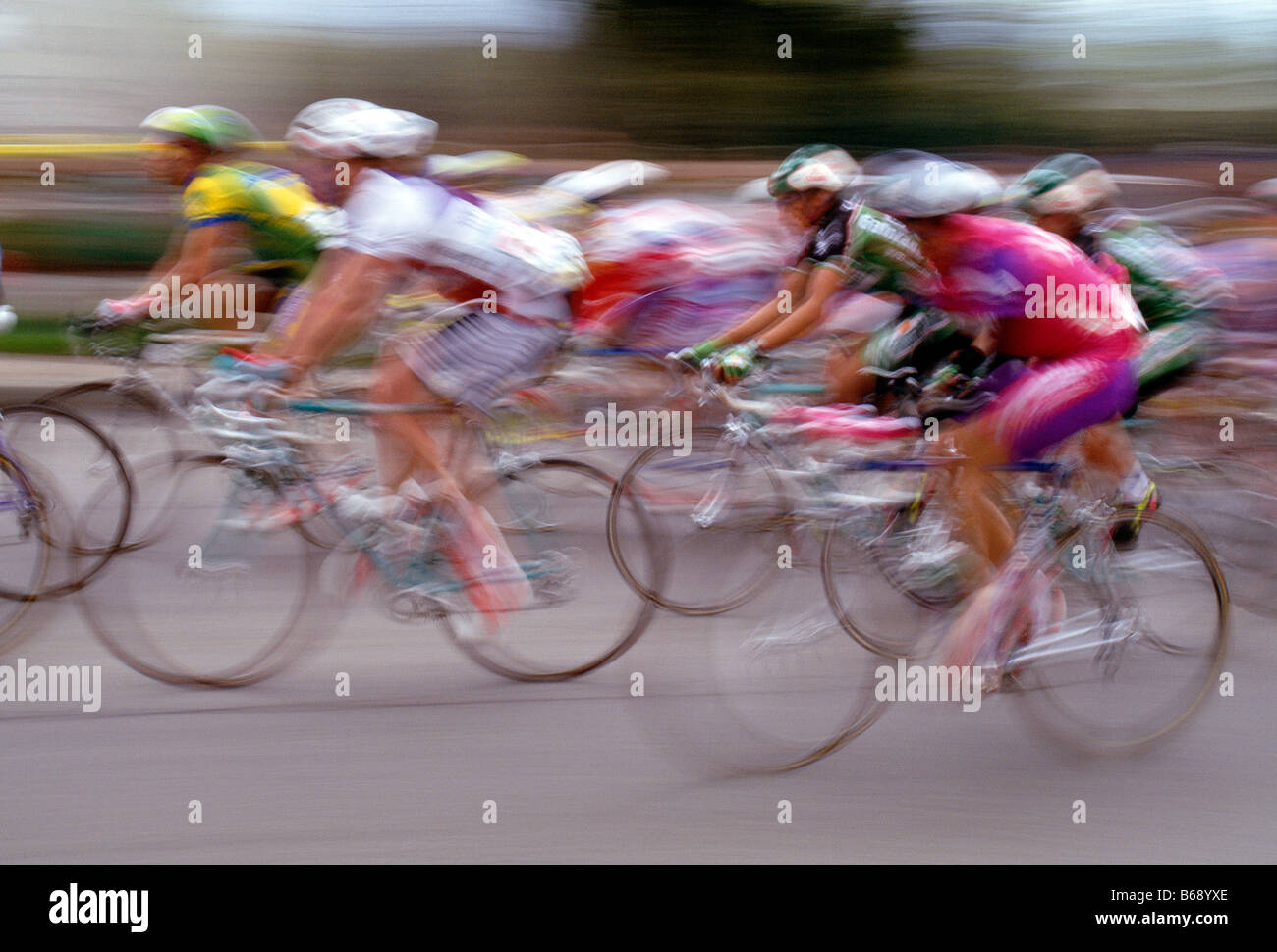 Tour Du Pont Radrennen; professionelle Fahrer Rennen durch vier Staaten, darunter der Pocono Mountains in Pennsylvania Stockfoto