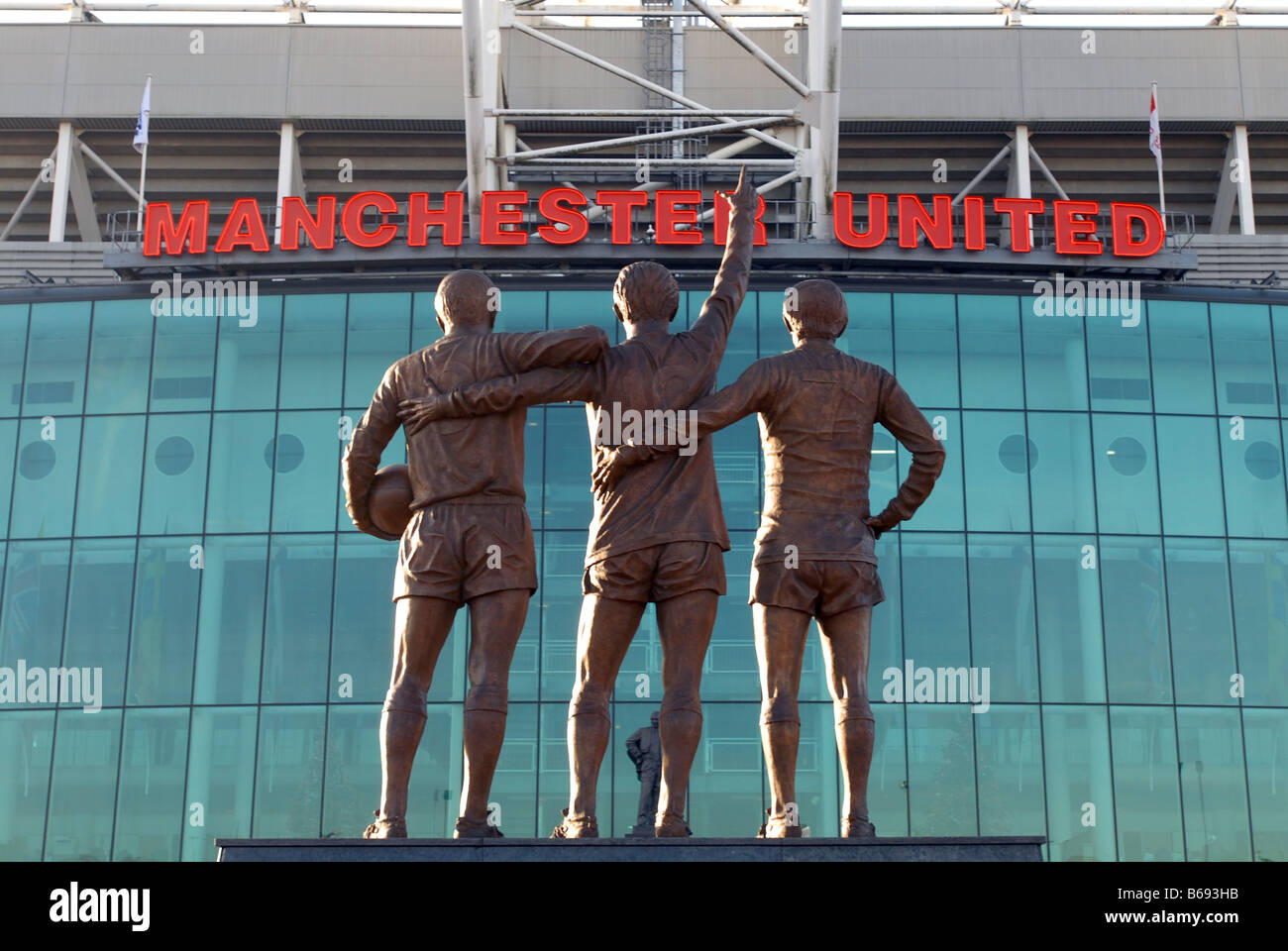 Manchester United Trinity Stockfoto