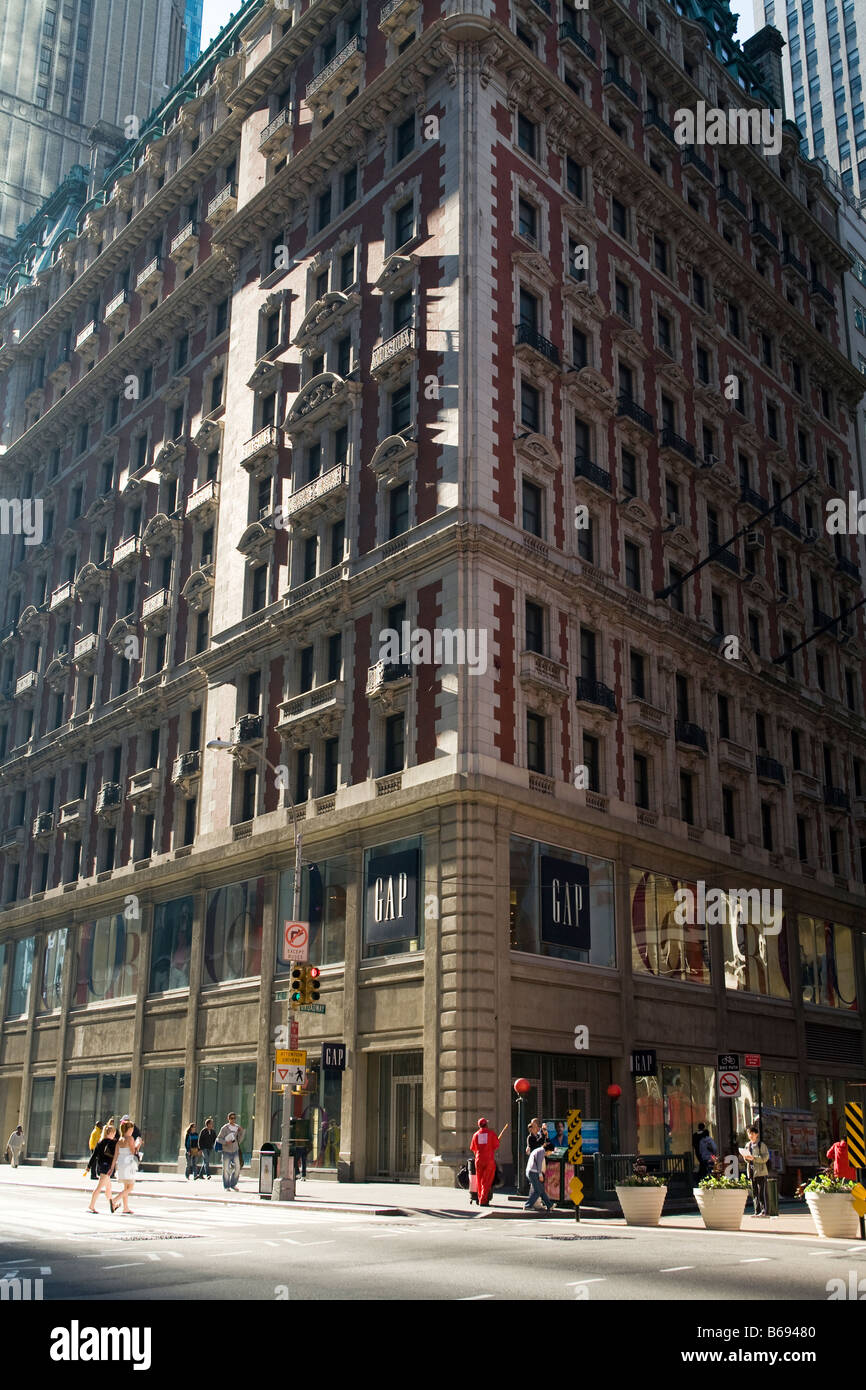 Eine Straße Ecke in Manhattan Stockfoto