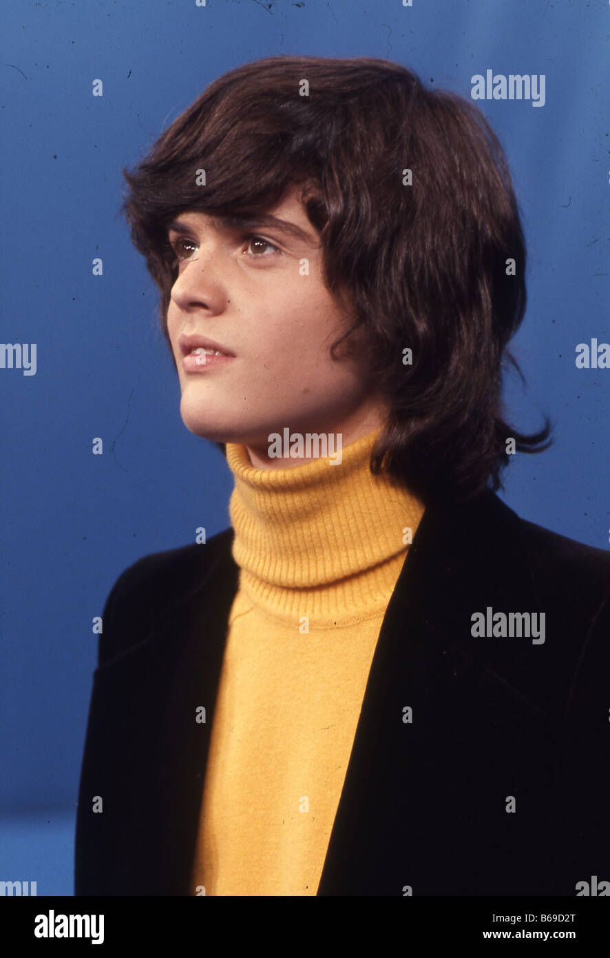 DONNY OSMOND - US-Pop-Sängerin über 1975 Stockfoto