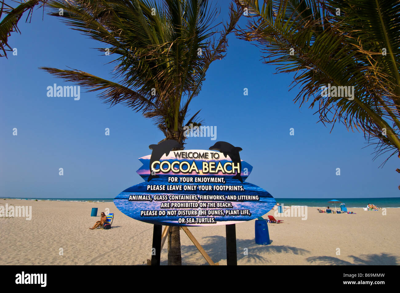 Cocoa Beach Gold Coast Florida Vereinigte Staaten von Amerika Stockfoto