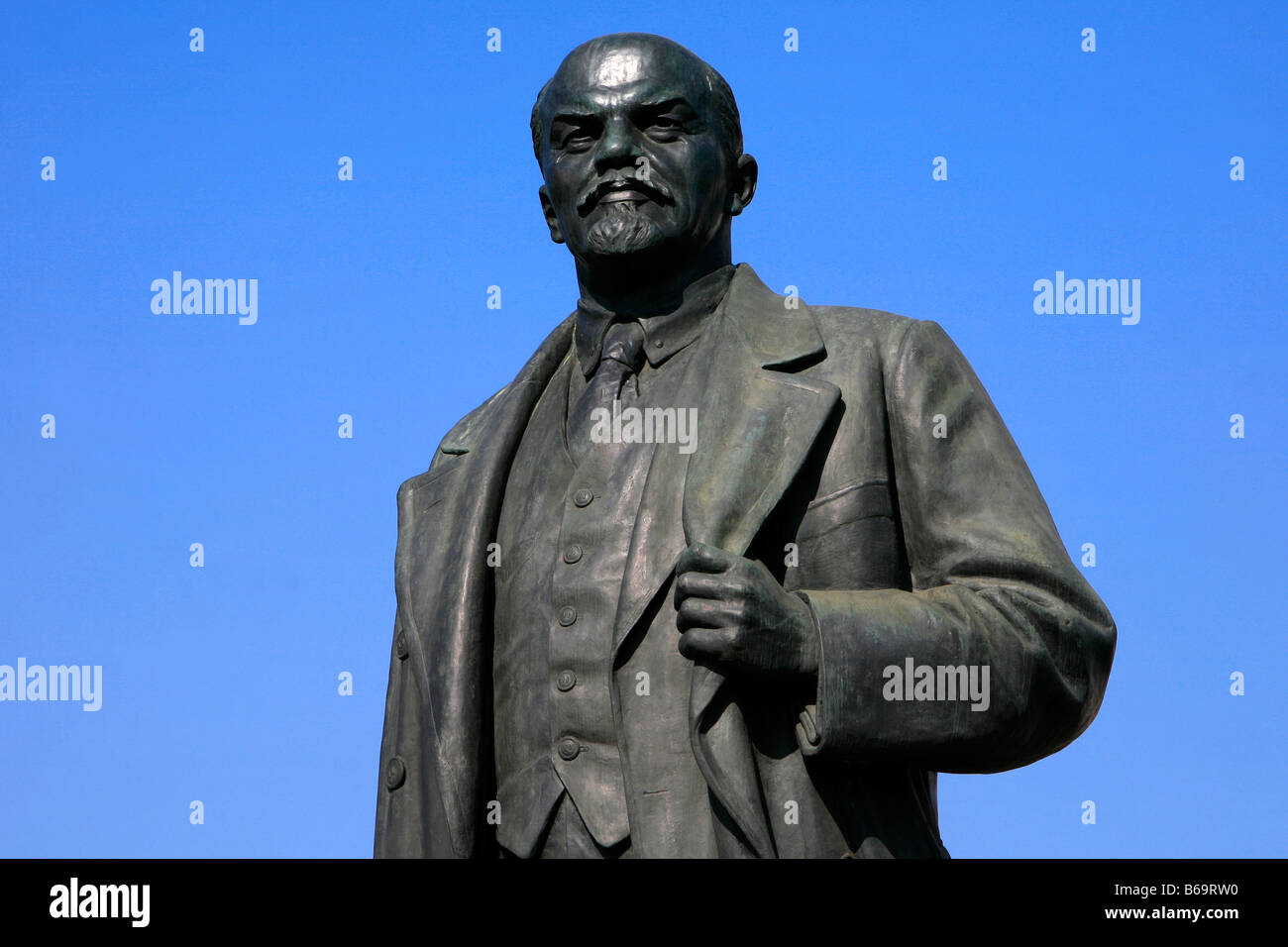 Statue von Wladimir Iljitsch Lenin im alle Russland Exhibition Centre in Moskau, Russland Stockfoto