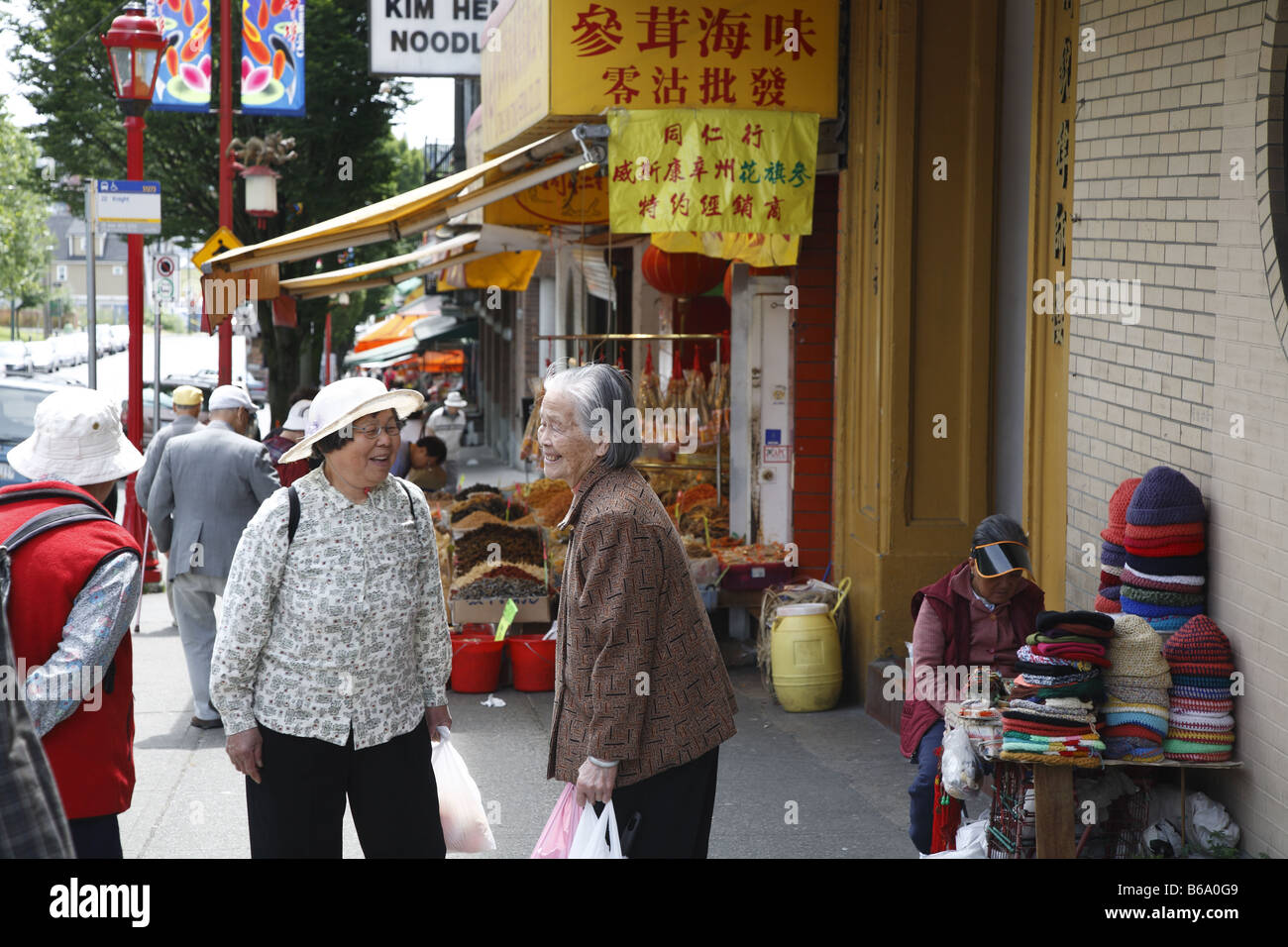 Kanada Canada BC Brittische British Columbia Vancouver Chinatown Stockfoto