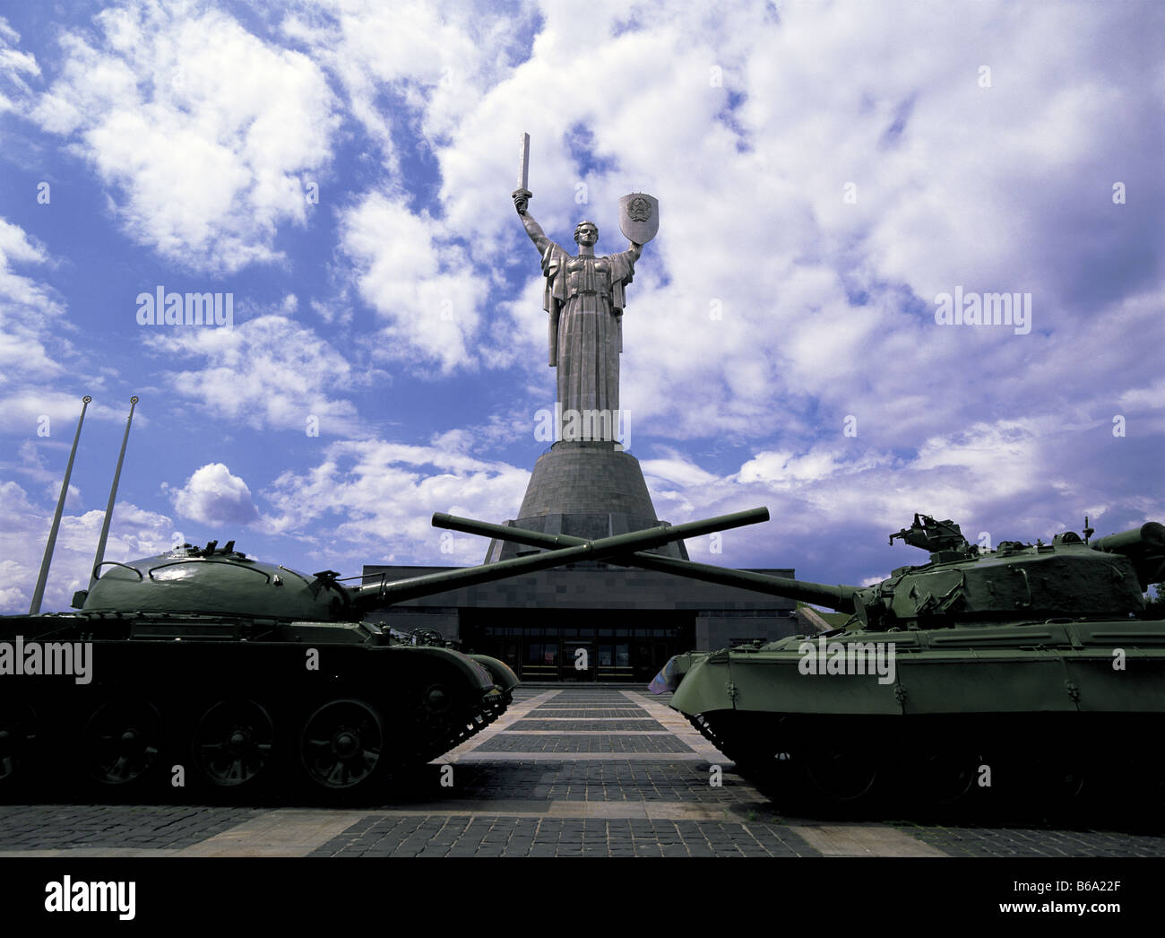 Rodina-Denkmal in Kiew Ukraine Stockfoto