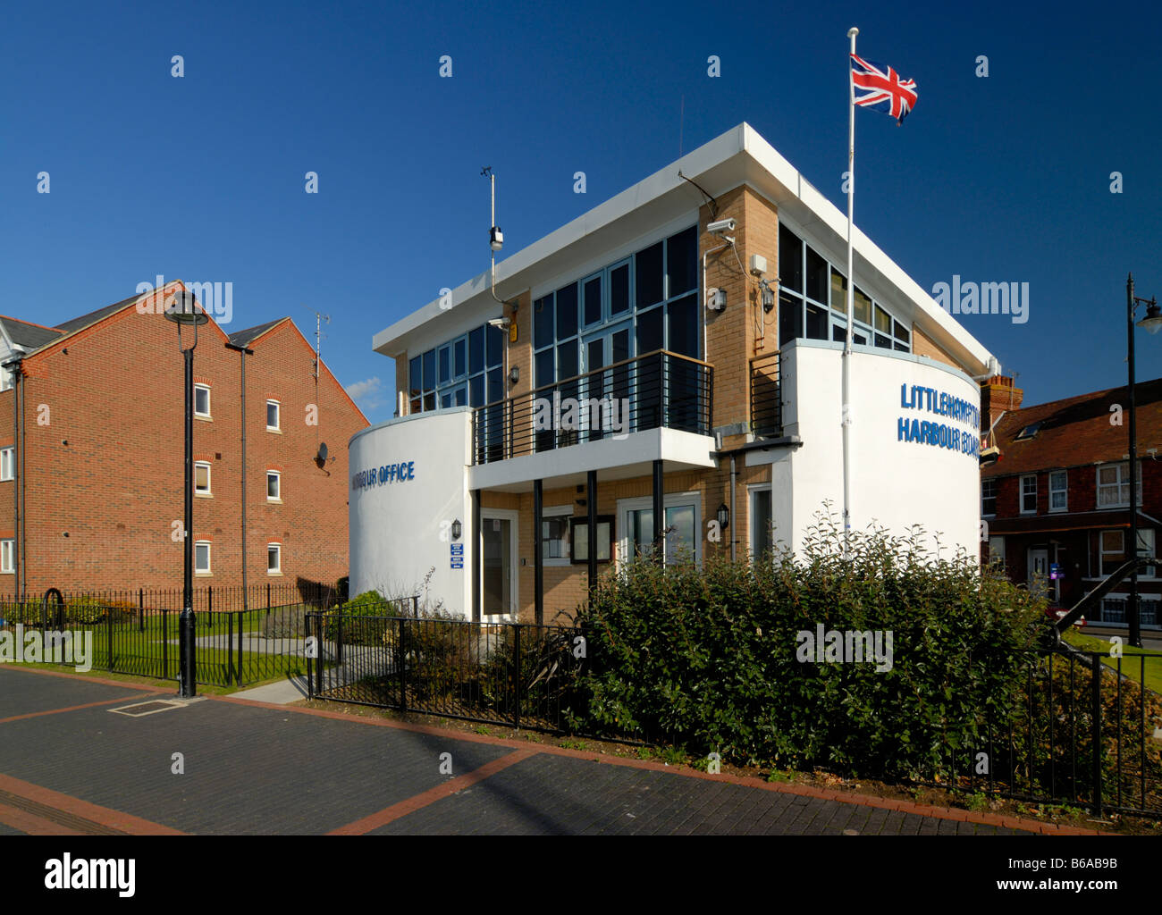 Littlehampton Harbour Board Ofice Stockfoto