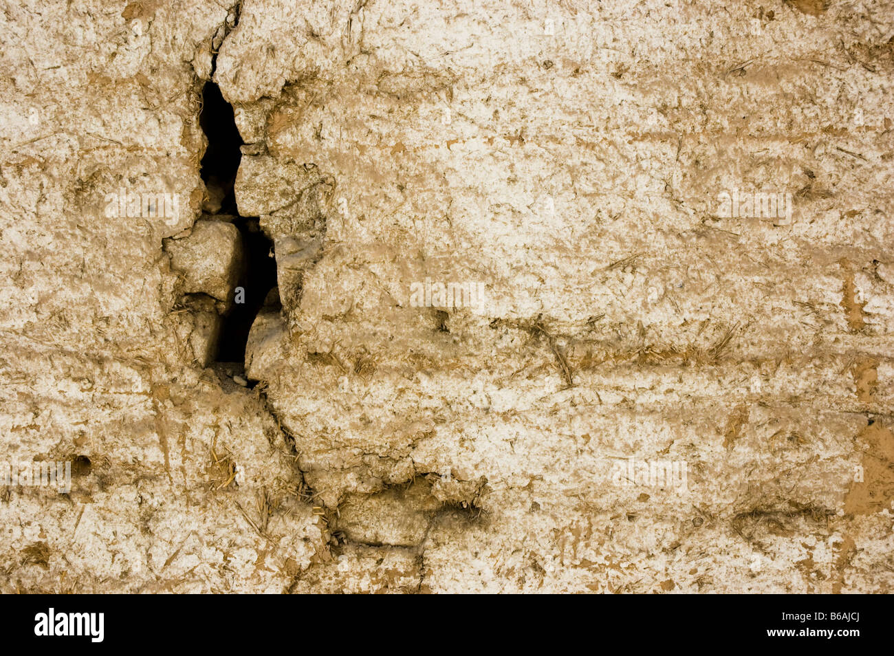 COB Wand Riss Stockfoto