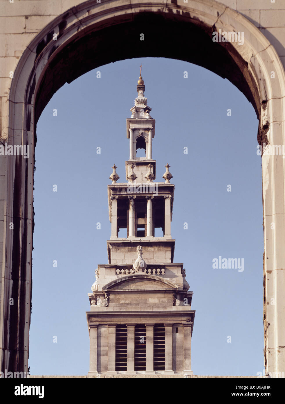 Christuskirche Newgate St, London Stockfoto