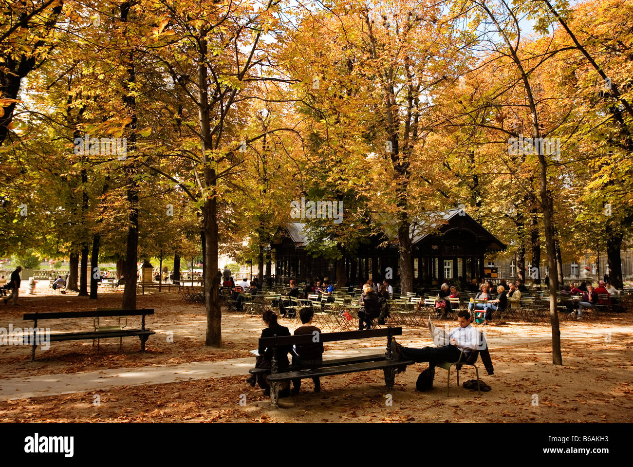 Du Jardin de Luxembourg in Paris, Frankreich Stockfoto