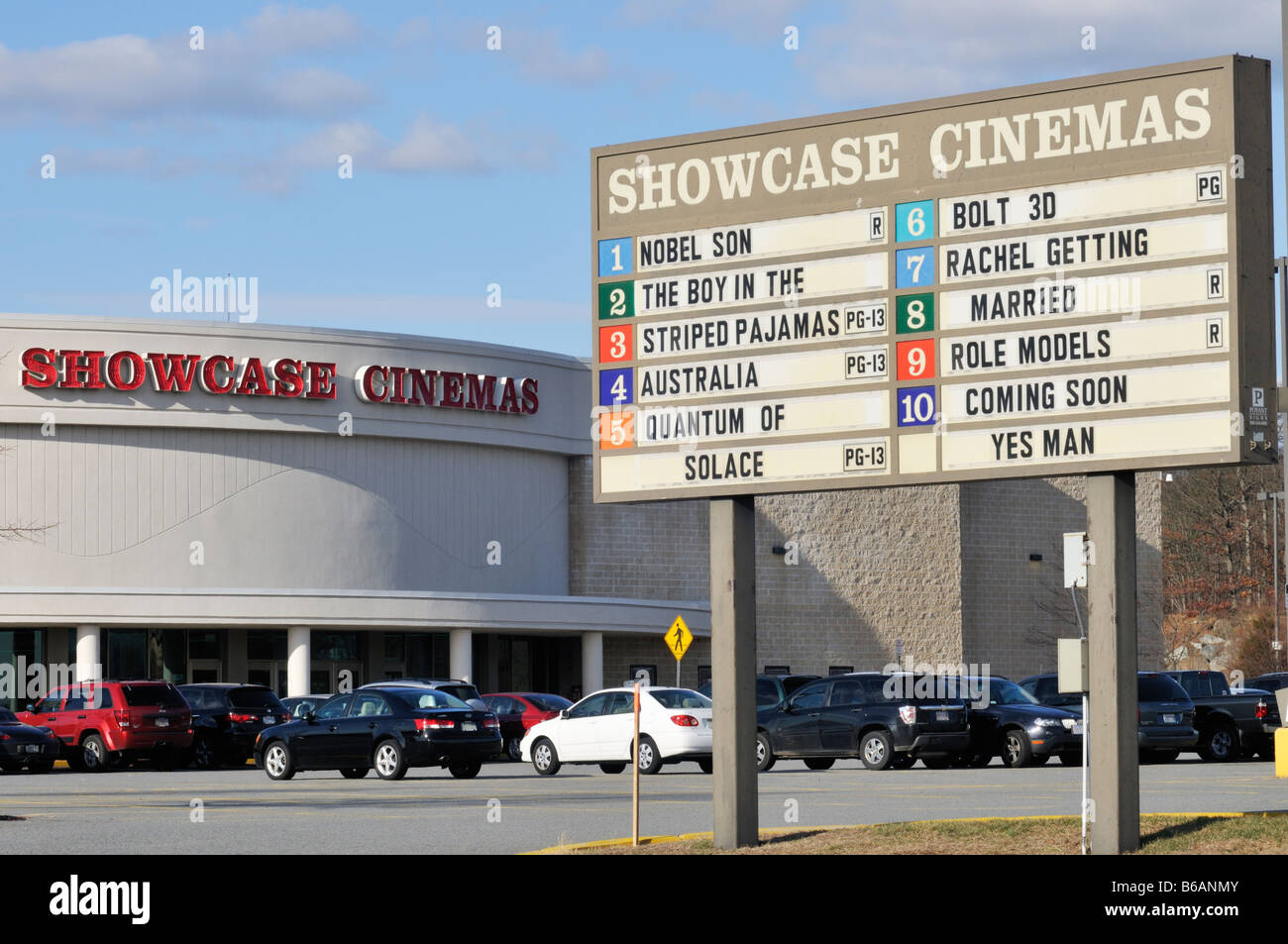 Schaufenster-Kinos im Besitz von National Amusements Sumner Redstone USA Stockfoto