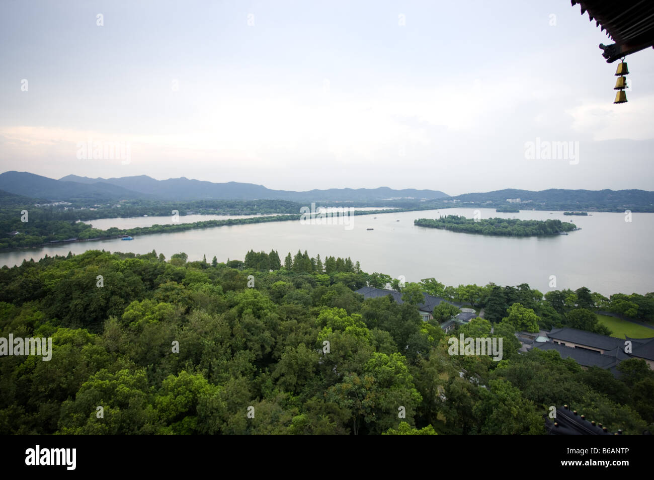 Landschaft der Westsee in Hangzhou Zhejiang Provinz Stockfoto