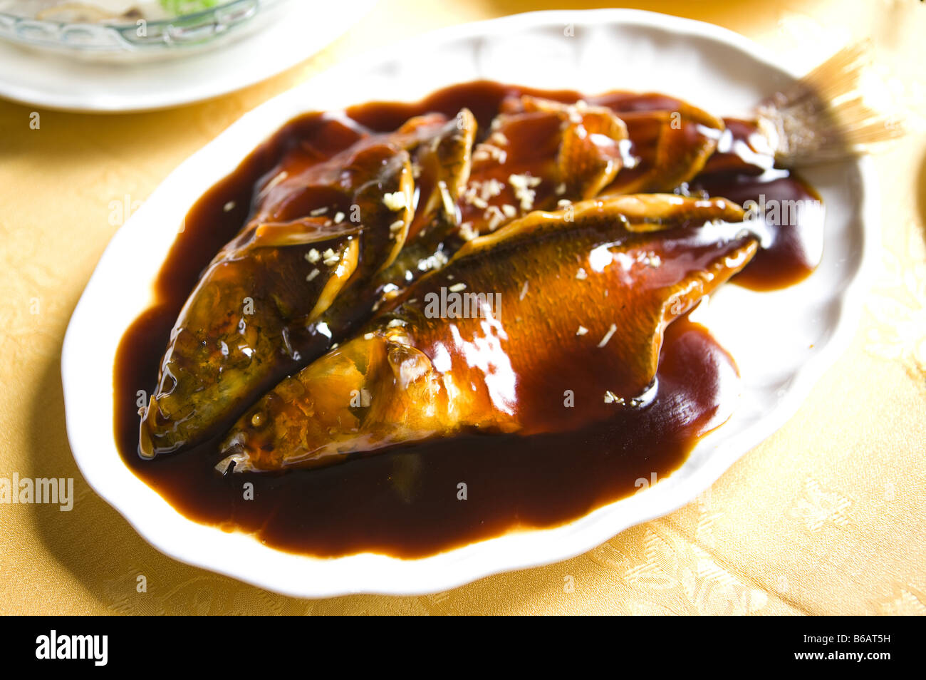 West Lake Essig Fisch in Hangzhou Zhejiang Provinz Stockfoto