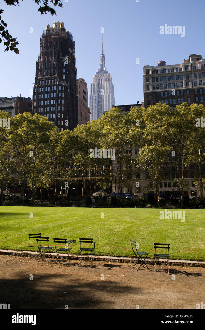 Bryant Park New York City Stockfoto