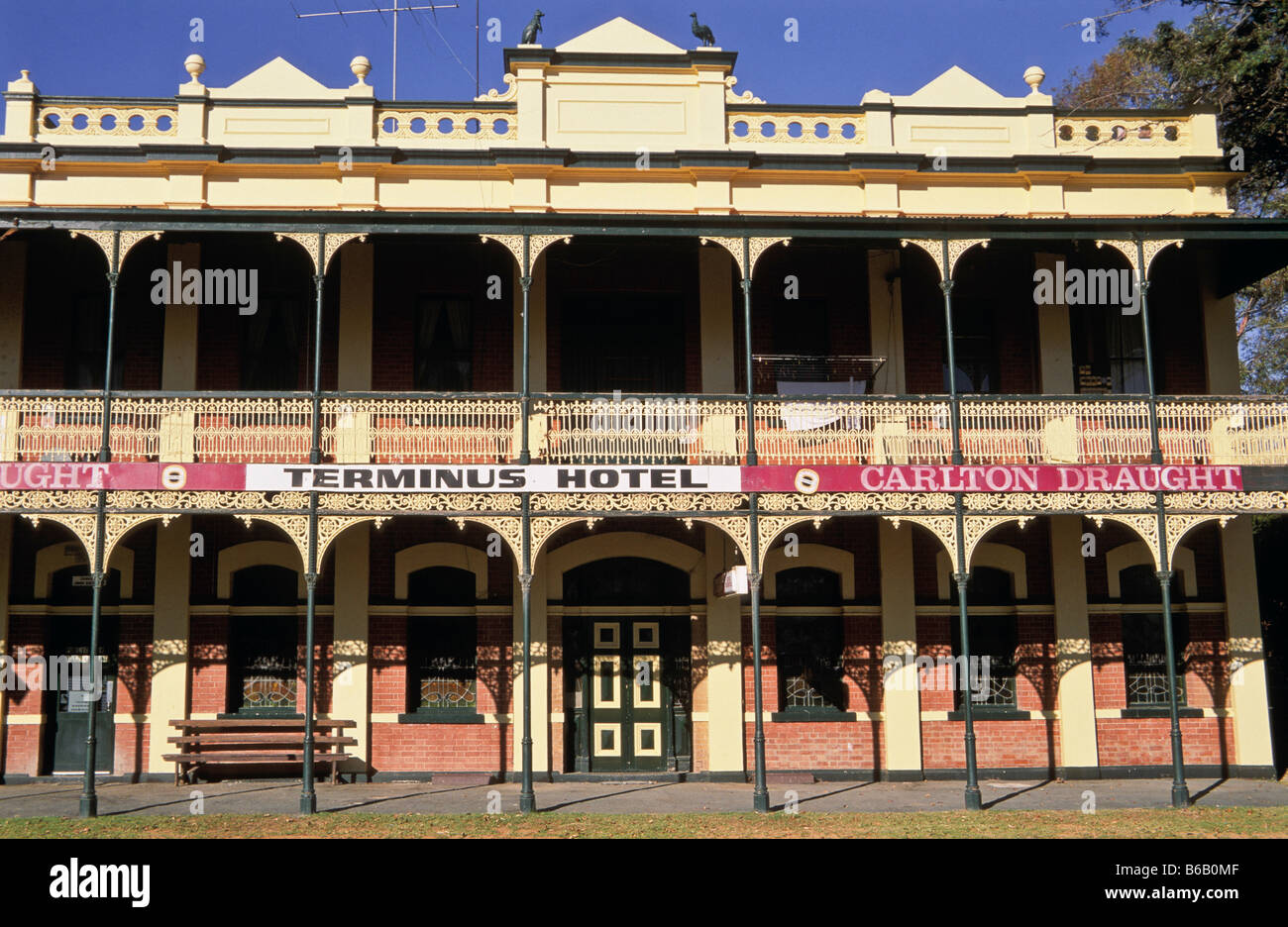 Landhotel, Tocumwal, Australien Stockfoto