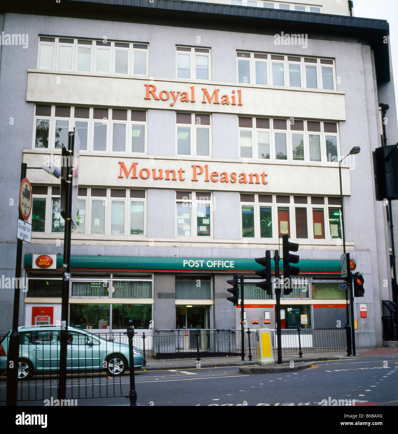 Royal Mail Mount Pleasant Central Post Office auf Ecke Farringdom Road ...