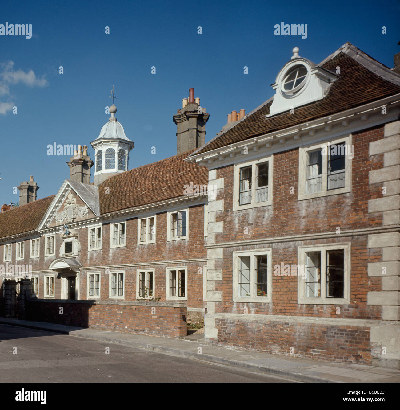 Salisbury Almosen Häuser Stockfoto