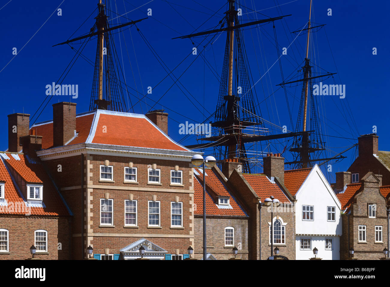 Hartlepool historischen Kai Heritage Centre, Hartlepool, Teesside Stockfoto