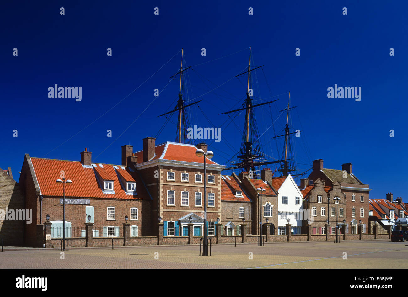 Hartlepool historischen Kai Heritage Centre, Hartlepool, Teesside Stockfoto