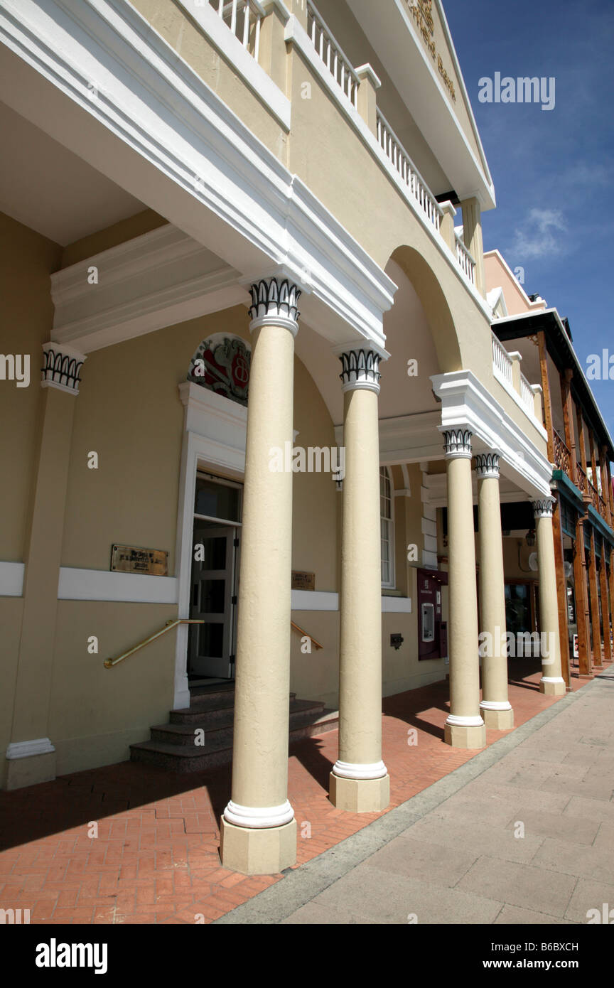 Shopping-Arkade in Front Street, Hamilton, Bermuda Stockfoto