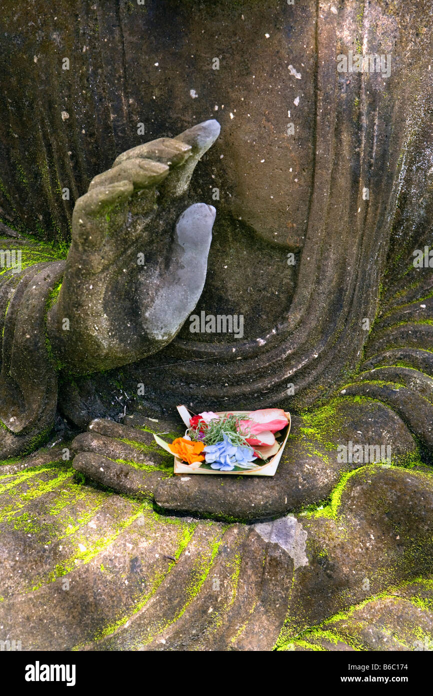 Indonesien, Ubud, Bali, Garten-Statuen Stockfoto