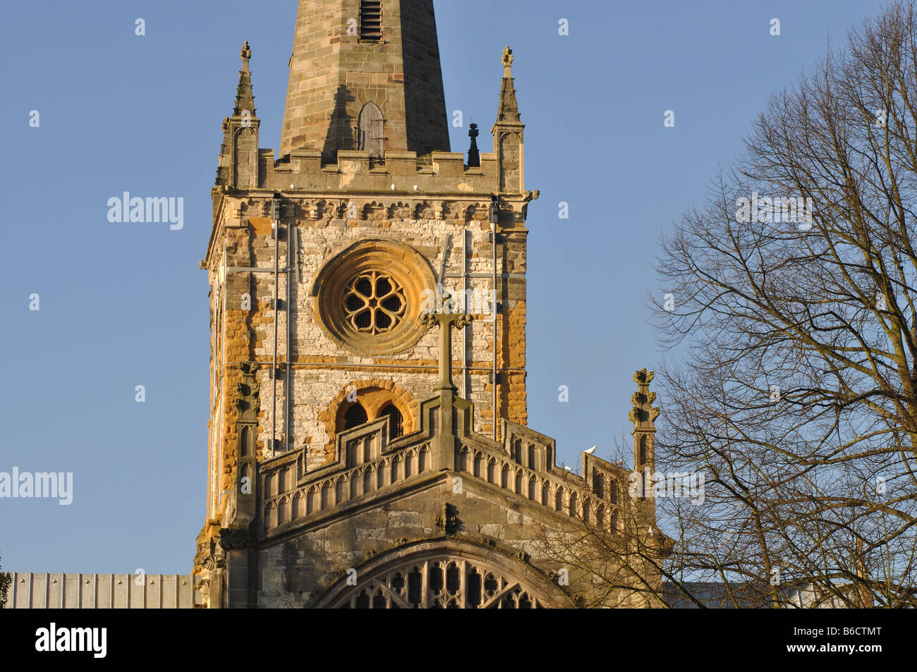 Holy Trinity Church in Stratford Warwickshire, England, Vereinigtes Königreich Stockfoto