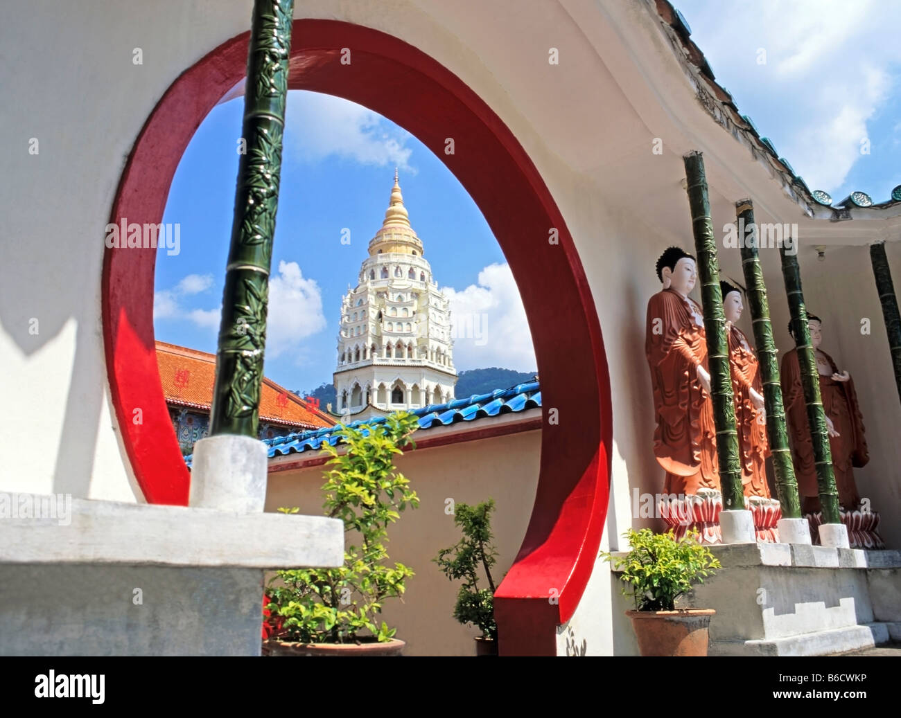 Malaysia, Penang, Georgetown, Lok Si Tempel Kek Stockfoto