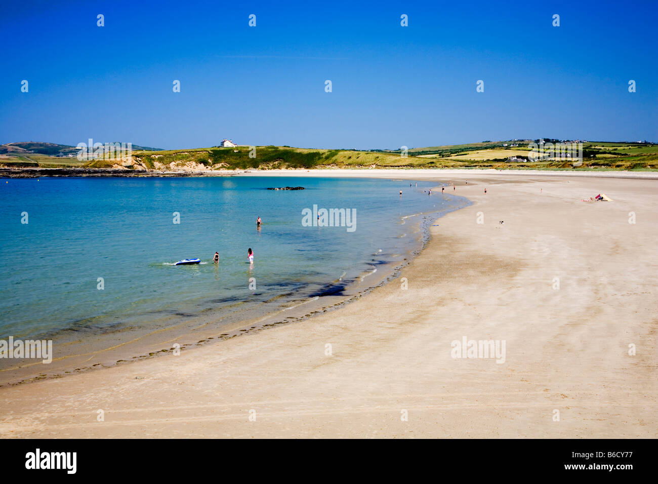 Porth Tywyn Mawr Strand, Anglesey Stockfoto