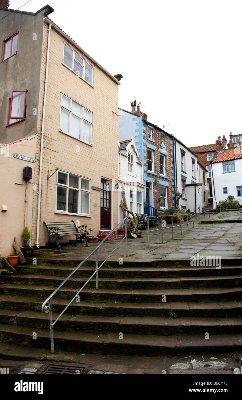 Barrass Square in North Yorkshire Dorf Staithes England Vereinigtes Königreich Stockfoto