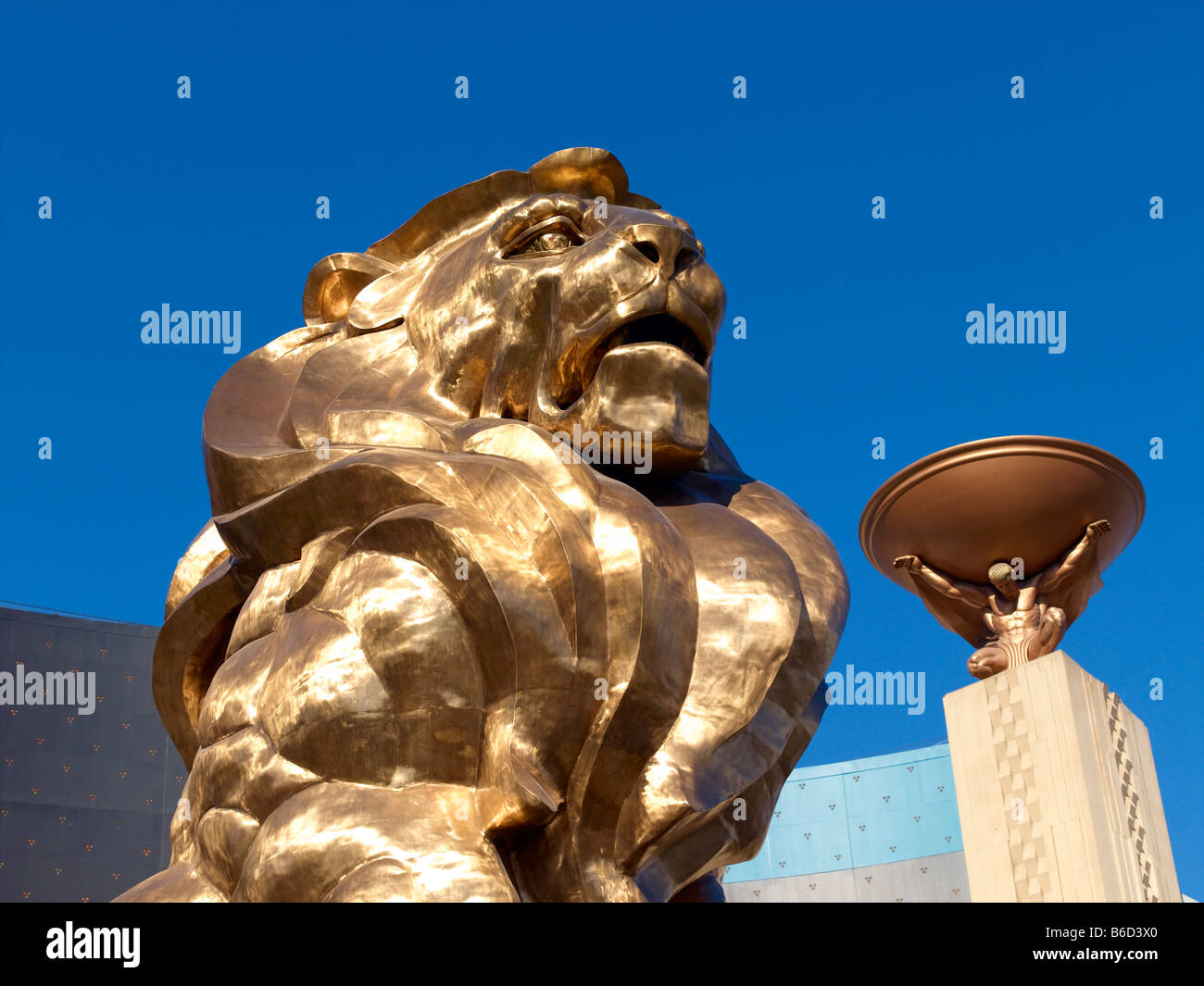 MGM Grand Las Vegas Usa Stockfoto