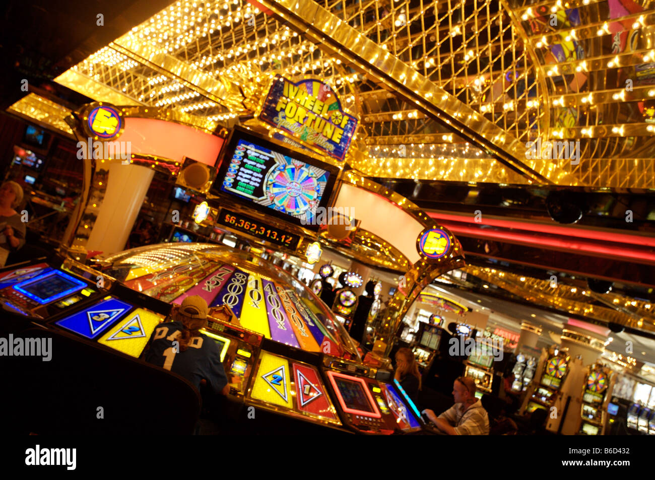 Las Vegas, Casino Interior Stockfoto