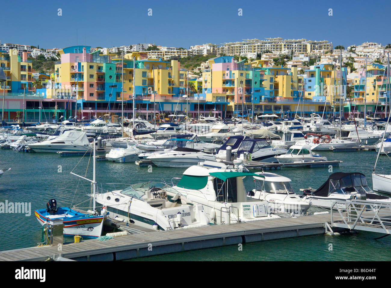 Portugal, Algarve, Albufeira Yachthafen Stockfoto