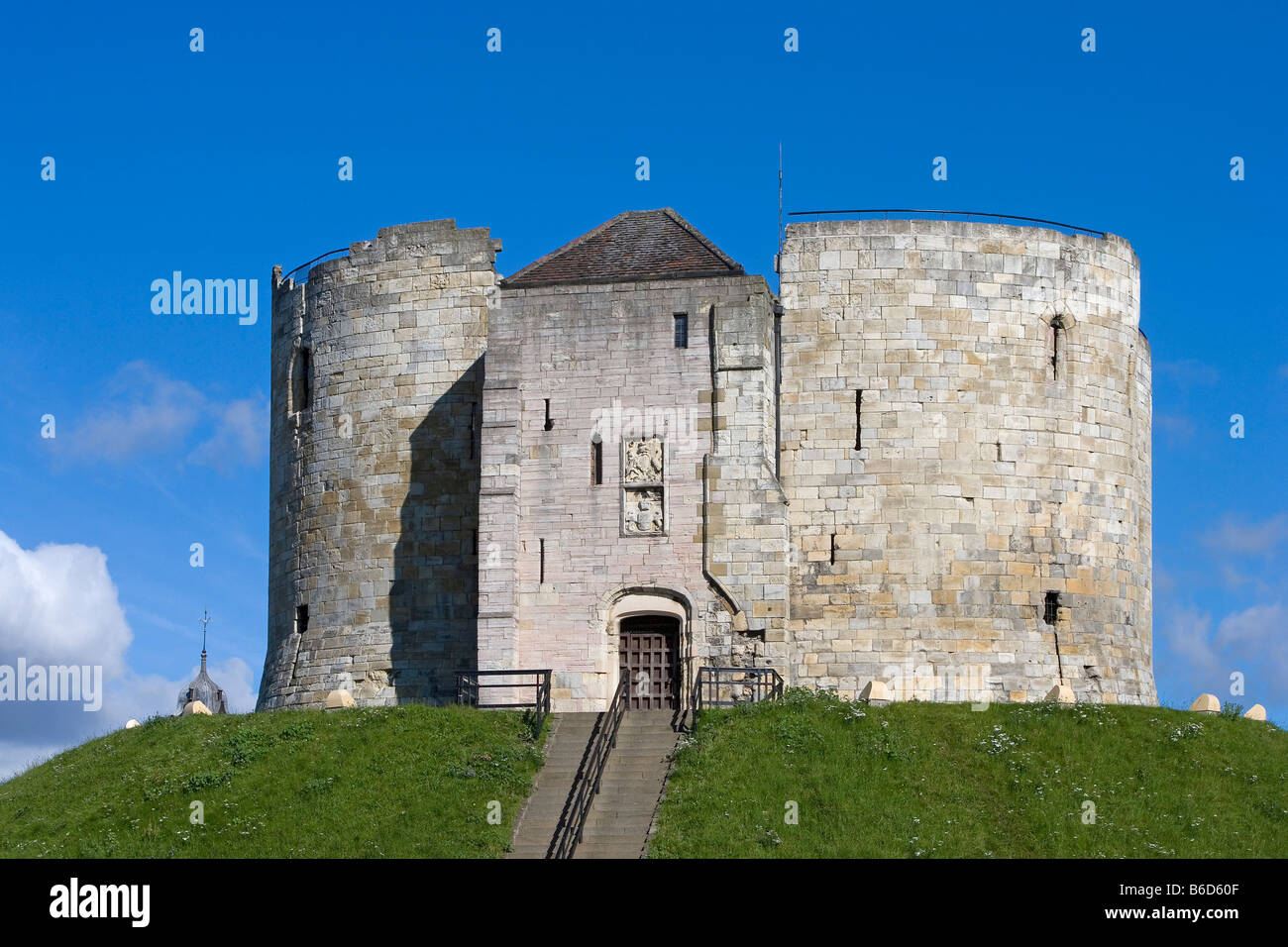 York Clifford s Tower 1250 1275 von Henry III North Yorkshire UK Großbritannien Stockfoto