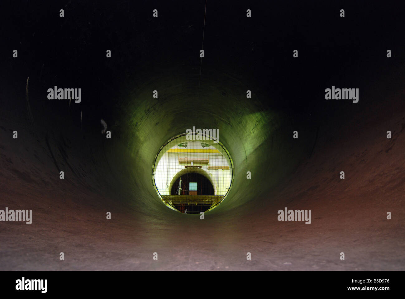 Im Windkanal Stockfoto