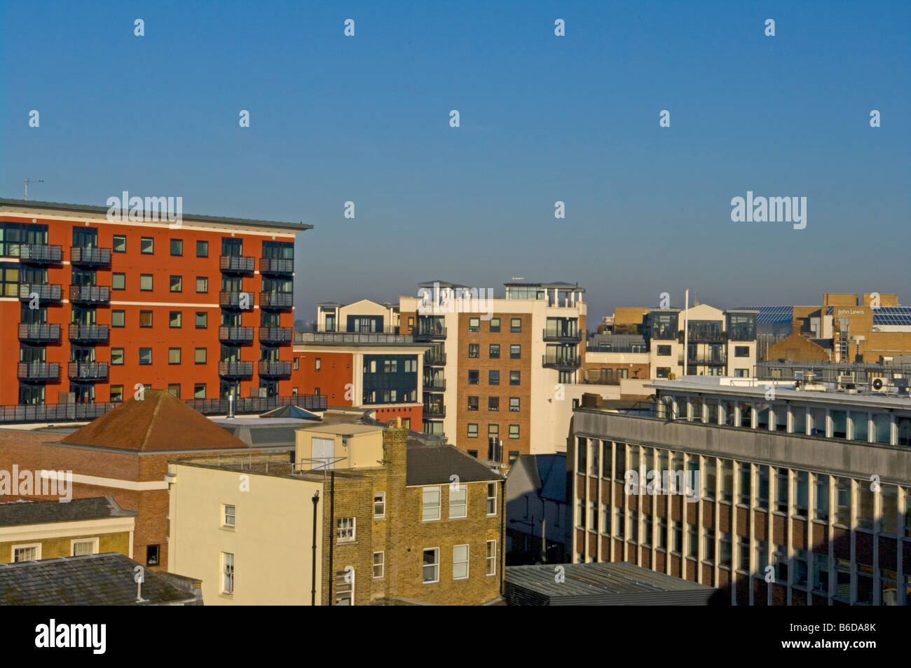 Skyline von Kingston Upon Thames, Surrey Stockfoto